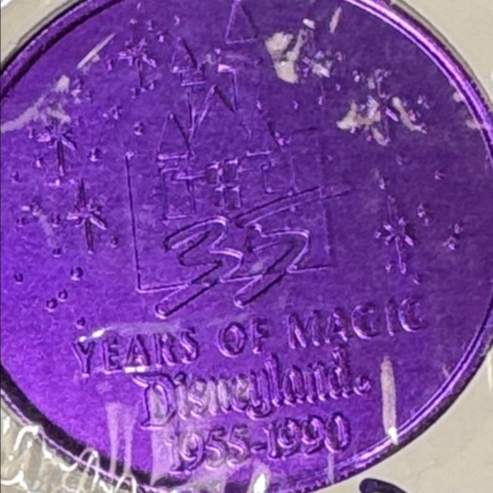 Disney Purple Commemorative Coin